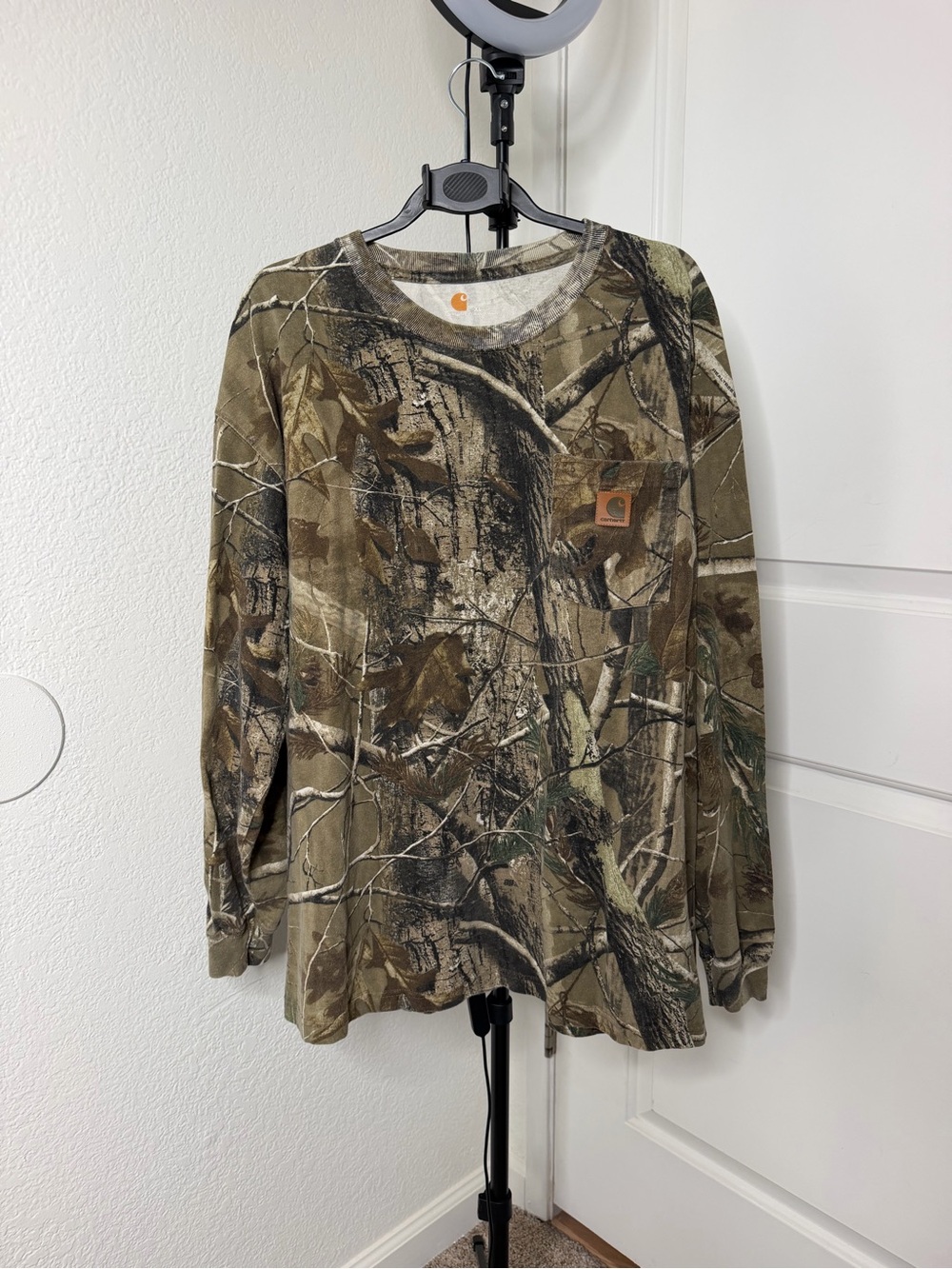 Carhartt Realtree Camo Long Sleeve Shirt Men’s XL